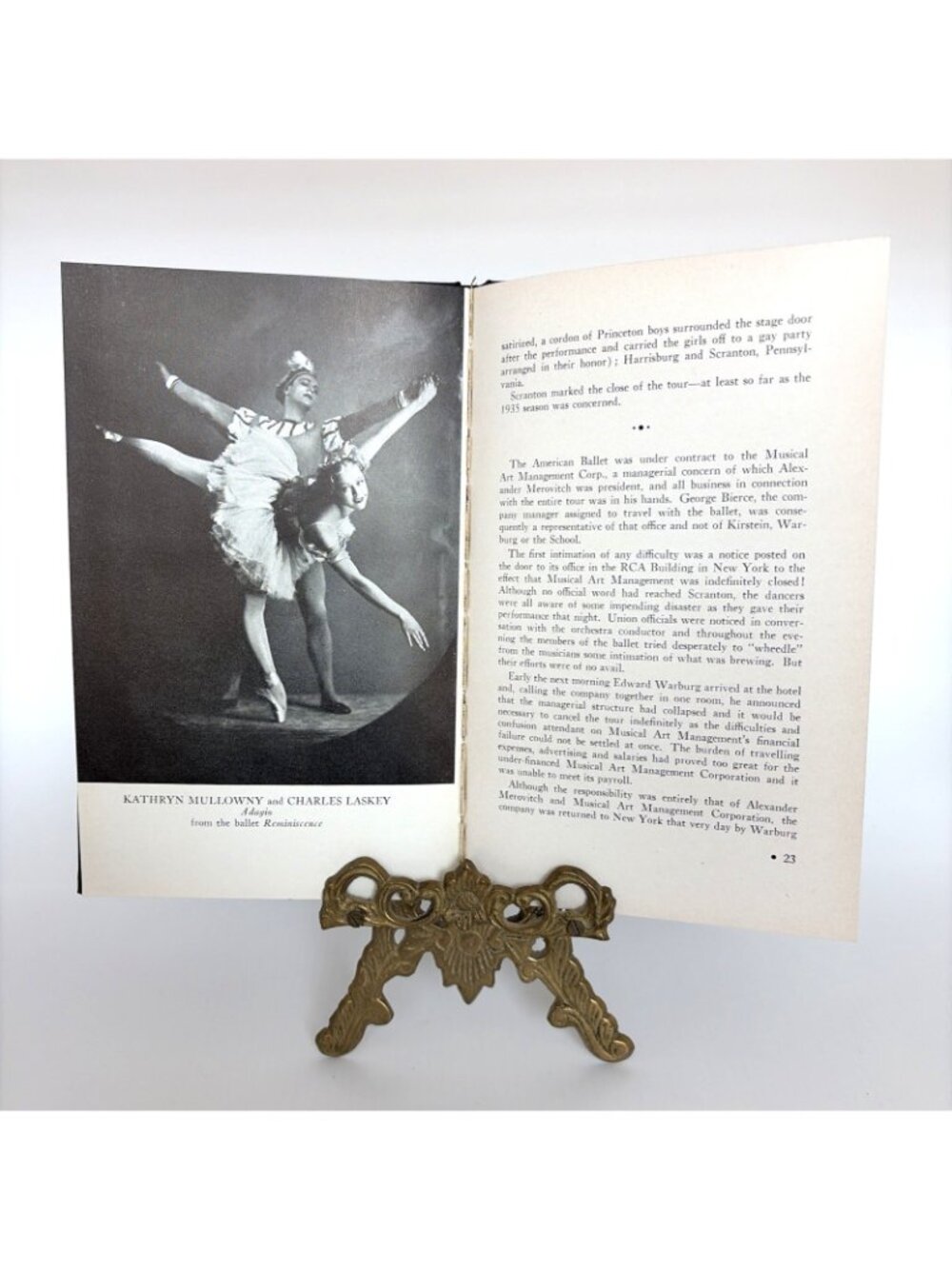 The Story of the American Ballet Ruth Eleanor Howard 1936 1st Ed Oggiano Photos - Picture 10 of 14